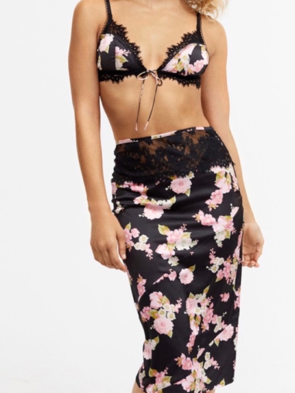 For Love and Lemons Melrose Midi Skirt